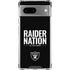 NFL Las Vegas Raiders Team Motto Google Pixel 7a Clear Case